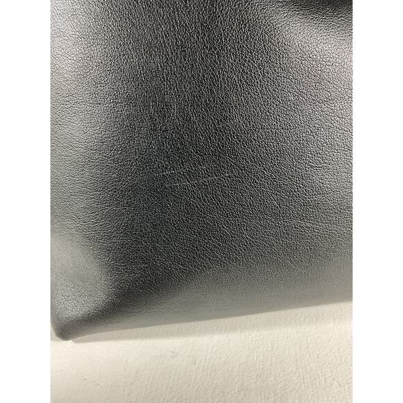 Saint Laurent 'Shopper' Black Leather Large Textured Tote Bag - Picture 6 of 16